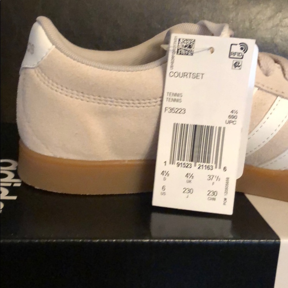 ADIDAS COURTSET SNEAKER- BEIGE - Picture 4 of 8